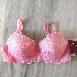 NWT. Woman's Embroidery/Lace Push-Up 34C bra.